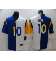 Men's Los Angeles Rams #10 Cooper Kupp Blue-White Nike Fashion Football Jersey