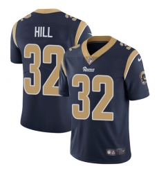 Youth Nike Los Angeles Rams #32 Troy Hill Navy Blue Team Color Vapor Untouchable Limited Player NFL Jersey