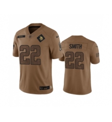 Men's Nike Minnesota Vikings #22 Harrison Smith 2023 Brown Salute To Service Limited Football Stitched Jersey