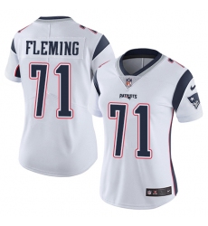 Women's Nike New England Patriots #71 Cameron Fleming White Vapor Untouchable Limited Player NFL Jersey