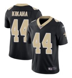 Men's Nike New Orleans Saints #44 Hau'oli Kikaha Black Team Color Vapor Untouchable Limited Player NFL Jersey