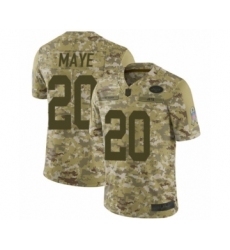 Men's New York Jets #20 Marcus Maye Limited Camo 2018 Salute to Service Football Jersey