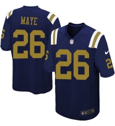 Men's Nike New York Jets #26 Marcus Maye Limited Navy Blue Alternate NFL Jersey