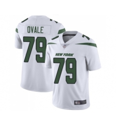 Men's New York Jets #79 Brent Qvale White Vapor Untouchable Limited Player Football Jersey