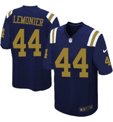Men's Nike New York Jets #44 Corey Lemonier Limited Navy Blue Alternate NFL Jersey