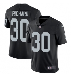 Youth Nike Oakland Raiders #30 Jalen Richard Black Team Color Vapor Untouchable Limited Player NFL Jersey
