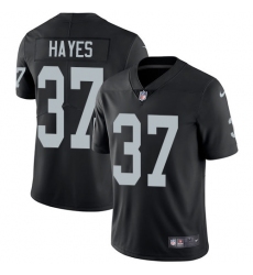 Youth Nike Oakland Raiders #37 Lester Hayes Black Team Color Vapor Untouchable Limited Player NFL Jersey