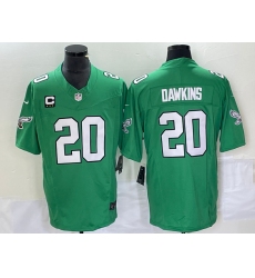 Men's Nike Philadelphia Eagles #20 Brian Dawkins Green 2023 F.U.S.E. Vapor Untouchable C Stitched Football Jersey