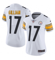 Women's Nike Pittsburgh Steelers #17 Joe Gilliam Elite White NFL Jersey