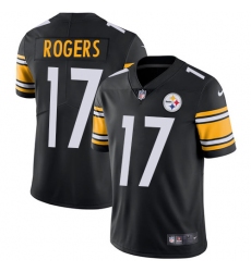 Men's Nike Pittsburgh Steelers #17 Eli Rogers Black Team Color Vapor Untouchable Limited Player NFL Jersey