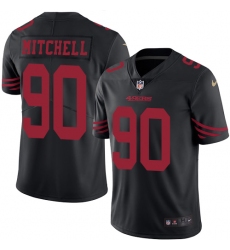 Youth Nike San Francisco 49ers #90 Earl Mitchell Limited Black Rush Vapor Untouchable NFL Jersey
