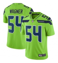 Men's Nike Seattle Seahawks #54 Bobby Wagner Elite Green Rush Vapor Untouchable NFL Jersey