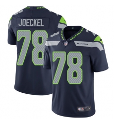 Men's Nike Seattle Seahawks #78 Luke Joeckel Steel Blue Team Color Vapor Untouchable Limited Player NFL Jersey