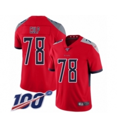 Youth Tennessee Titans #78 Curley Culp Limited Red Inverted Legend 100th Season Football Jersey