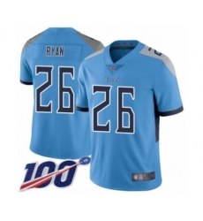 Men's Tennessee Titans #26 Logan Ryan Light Blue Alternate Vapor Untouchable Limited Player 100th Season Football Jersey