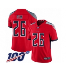 Youth Tennessee Titans #26 Logan Ryan Limited Red Inverted Legend 100th Season Football Jersey
