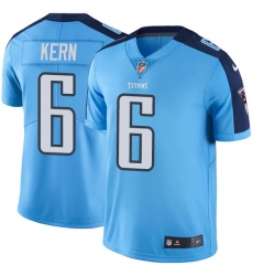 Youth Nike Tennessee Titans #6 Brett Kern Limited Light Blue Rush Vapor Untouchable NFL Jersey