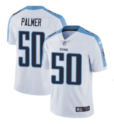 Men's Nike Tennessee Titans #50 Nate Palmer White Vapor Untouchable Limited Player NFL Jersey