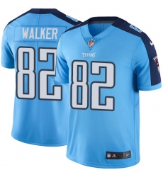 Youth Nike Tennessee Titans #82 Delanie Walker Limited Light Blue Rush Vapor Untouchable NFL Jersey