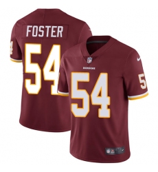 Youth Nike Washington Redskins #54 Mason Foster Burgundy Red Team Color Vapor Untouchable Limited Player NFL Jersey
