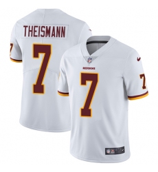 Men's Nike Washington Redskins #7 Joe Theismann White Vapor Untouchable Limited Player NFL Jersey