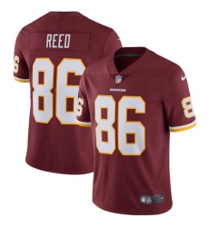 Men's Nike Washington Redskins #86 Jordan Reed Burgundy Red Team Color Vapor Untouchable Limited Player NFL Jersey