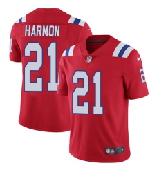 Youth Nike New England Patriots #21 Duron Harmon Red Alternate Vapor Untouchable Limited Player NFL Jersey