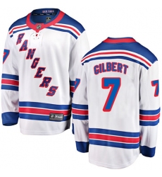 Youth New York Rangers #7 Rod Gilbert Fanatics Branded White Away Breakaway NHL Jersey