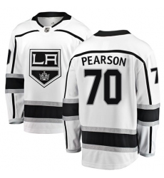 Youth Los Angeles Kings #70 Tanner Pearson Authentic White Away Fanatics Branded Breakaway NHL Jersey