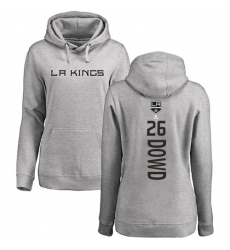 NHL Women's Adidas Los Angeles Kings #26 Nic Dowd Ash Backer Pullover Hoodie