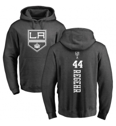 NHL Adidas Los Angeles Kings #44 Robyn Regehr Charcoal One Color Backer Pullover Hoodie