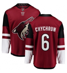 Youth Arizona Coyotes #6 Jakob Chychrun Fanatics Branded Burgundy Red Home Breakaway NHL Jersey
