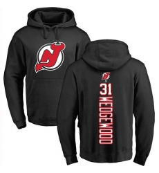 NHL Adidas New Jersey Devils #31 Scott Wedgewood Black Backer Pullover Hoodie