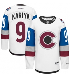Men's Reebok Colorado Avalanche #9 Paul Kariya Authentic White 2016 Stadium Series NHL Jersey