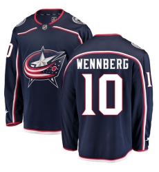 Youth Columbus Blue Jackets #10 Alexander Wennberg Fanatics Branded Navy Blue Home Breakaway NHL Jersey