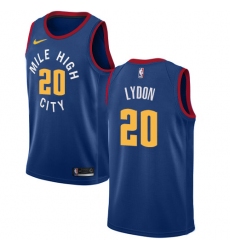 Women's Nike Denver Nuggets #20 Tyler Lydon Swingman Light Blue Alternate NBA Jersey Statement Edition