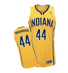 Men's Adidas Indiana Pacers #44 Bojan Bogdanovic Authentic Gold Alternate NBA Jersey