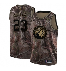 Men's Nike Minnesota Timberwolves #23 Jimmy Butler Swingman Camo Realtree Collection NBA Jersey