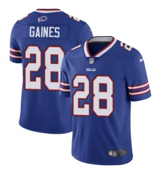 Youth Nike Buffalo Bills #28 E.J. Gaines Royal Blue Team Color Vapor Untouchable Limited Player NFL Jersey