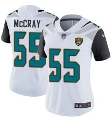 Women's Nike Jacksonville Jaguars #55 Lerentee McCray White Vapor Untouchable Limited Player NFL Jersey