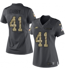 Women's Nike Philadelphia Eagles #41 Ronald Darby Limited Black 2016 Salute to Service NFL Jersey