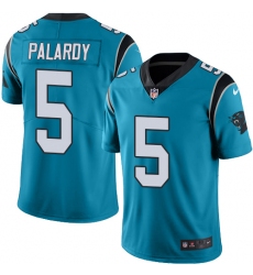 Youth Nike Carolina Panthers #5 Michael Palardy Blue Alternate Vapor Untouchable Limited Player NFL Jersey