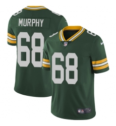 Youth Nike Green Bay Packers #68 Kyle Murphy Green Team Color Vapor Untouchable Elite Player NFL Jersey