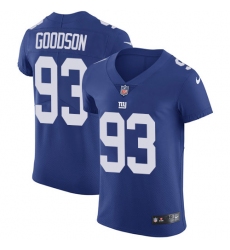 Men's Nike New York Giants #93 B.J. Goodson Royal Blue Team Color Vapor Untouchable Elite Player NFL Jersey