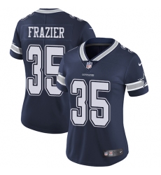 Women's Nike Dallas Cowboys #35 Kavon Frazier Navy Blue Team Color Vapor Untouchable Limited Player NFL Jersey