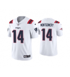 Men's New England Patriots #14 Ty Montgomery White Vapor Untouchable Limited Stitched Jersey