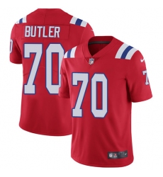 Youth Nike New England Patriots #70 Adam Butler Red Alternate Vapor Untouchable Limited Player NFL Jersey