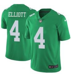 Men's Nike Philadelphia Eagles #4 Jake Elliott Limited Green Rush Vapor Untouchable NFL Jersey