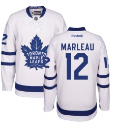 Youth Reebok Toronto Maple Leafs #12 Patrick Marleau Authentic White Away NHL Jersey
