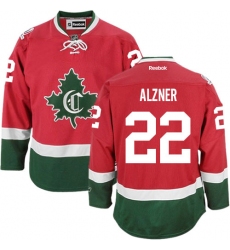 Youth Reebok Montreal Canadiens #22 Karl Alzner Authentic Red New CD NHL Jersey